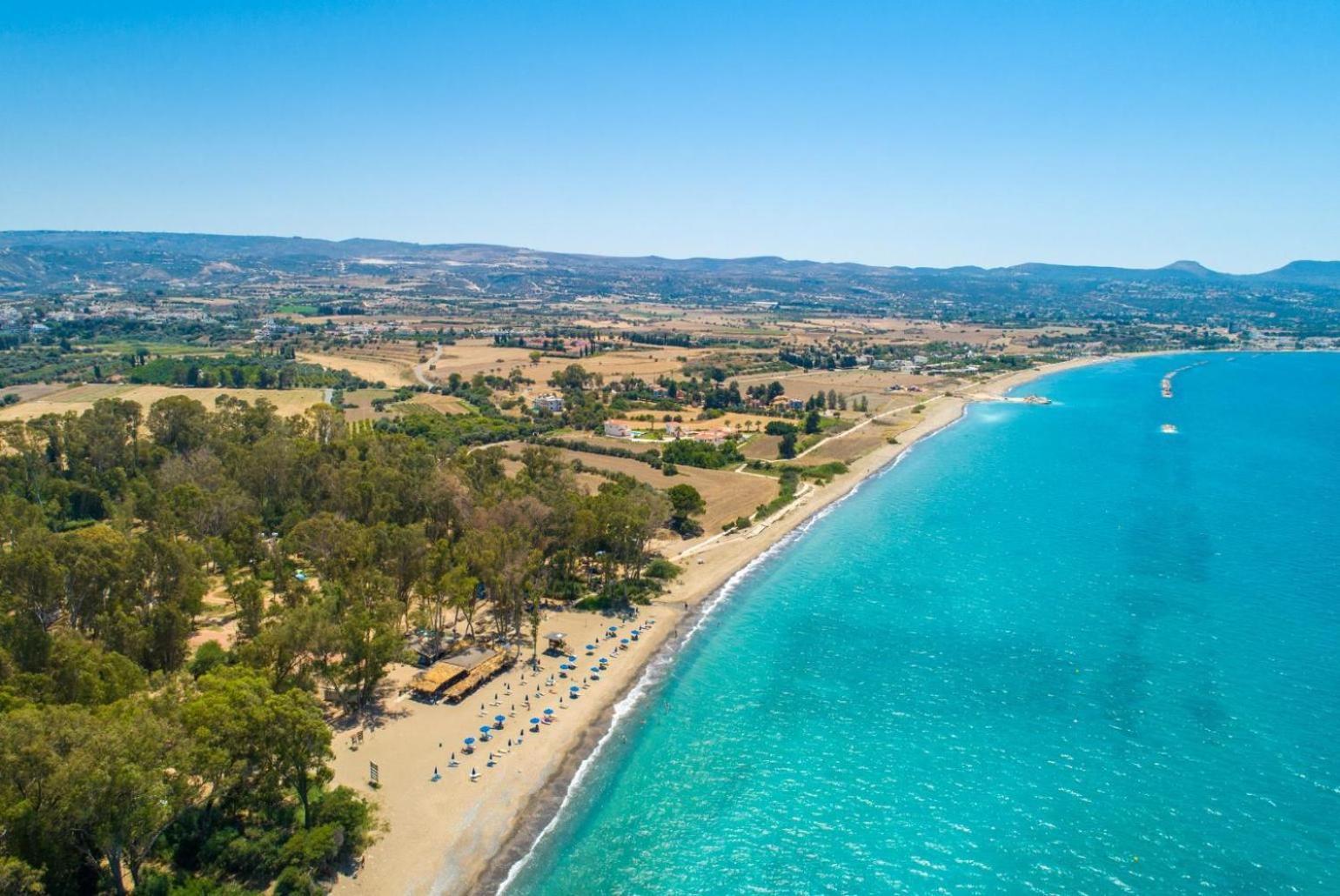 Sun Beach Villa Tria Polis Buitenkant foto